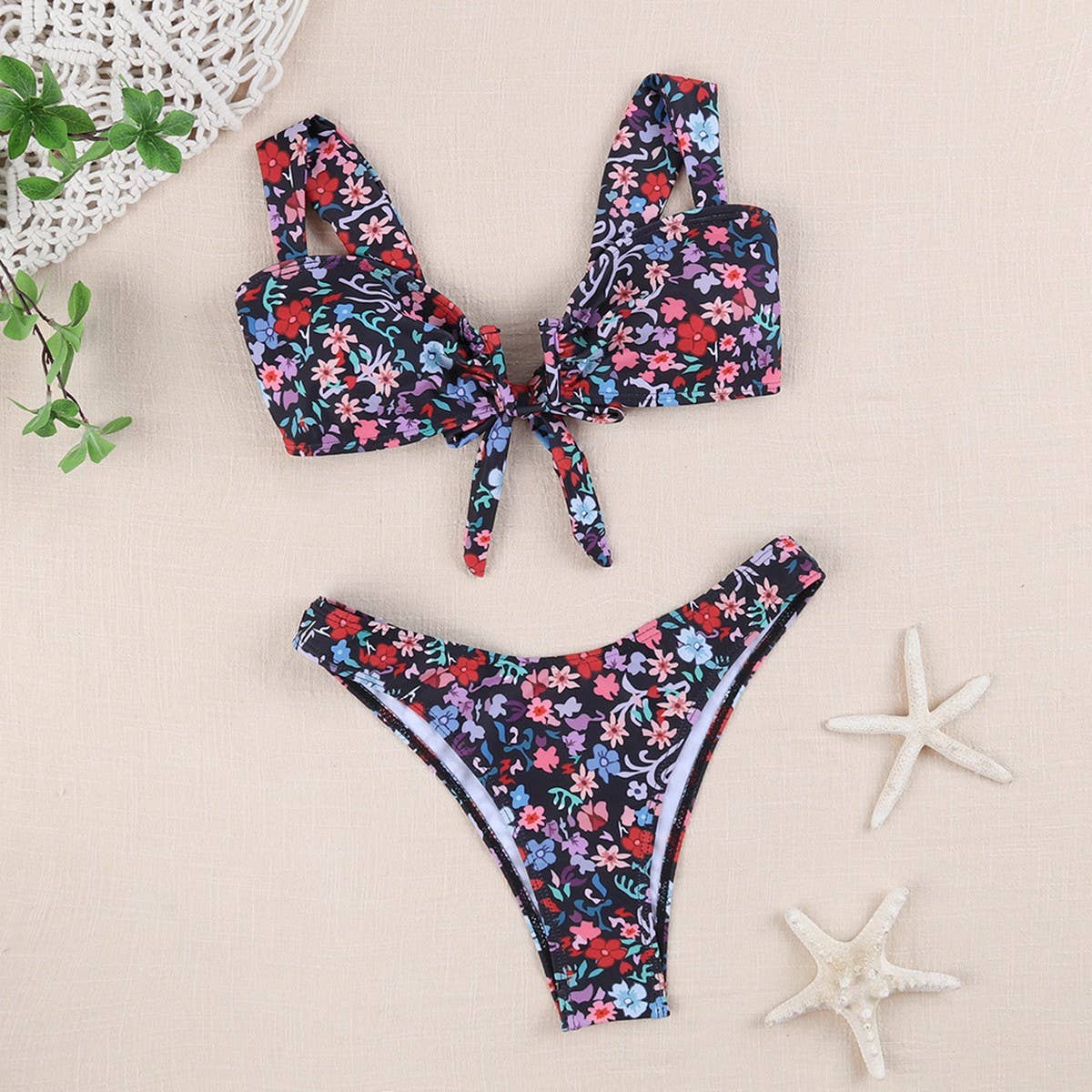 Womens Backless Bikini Sexy Multi-Color Swimwear