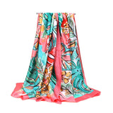 BANANA LEAF SCARF SUMMER BEACH WRAP SHAWL_CWASC0671