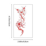 Vintage Chic Butterfly Tattoos?Elegant Sexy Look_Cwmm8231