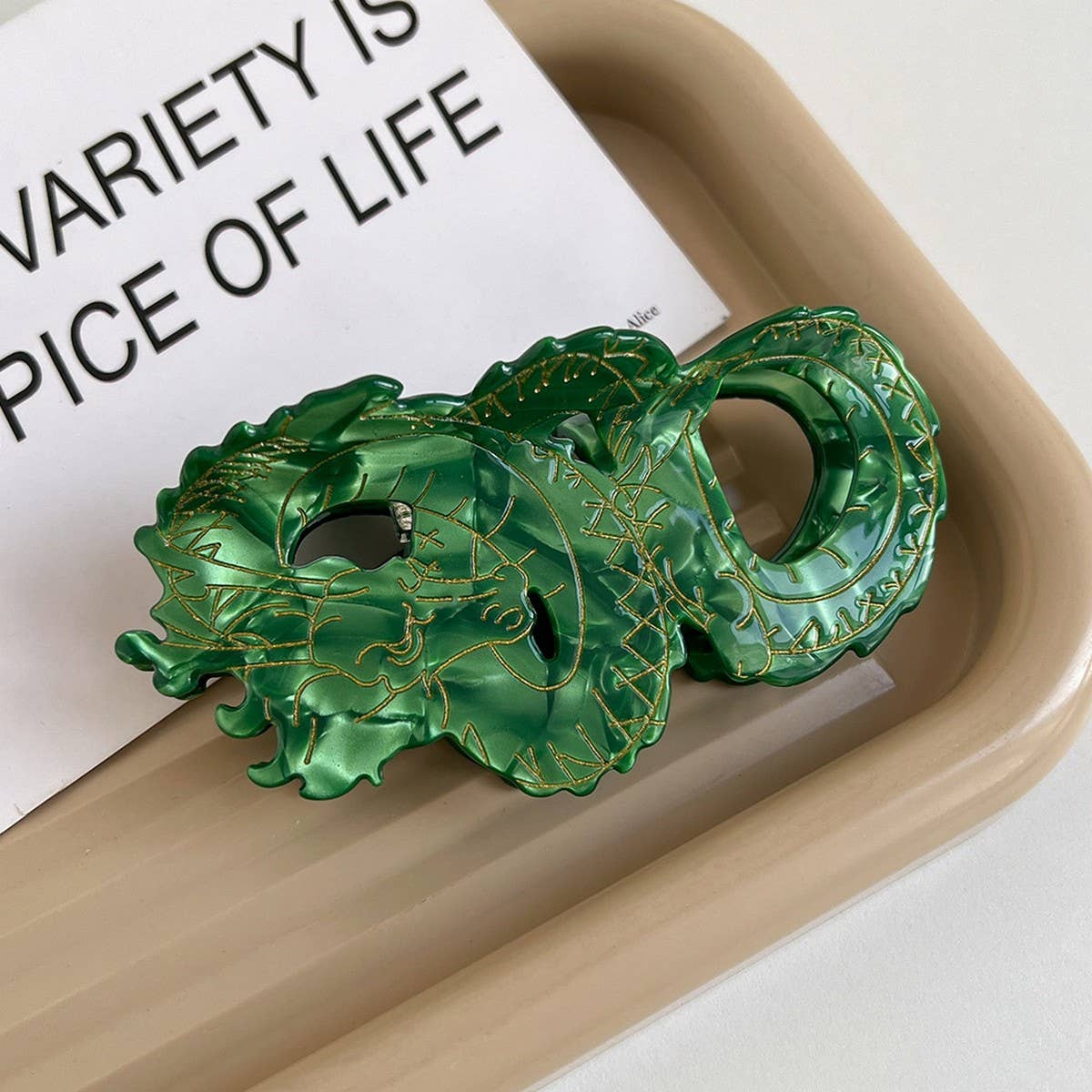 DRAGON YEAR ELEGANT ACETATE HAIR CLAW CLIP_CWAHA5968