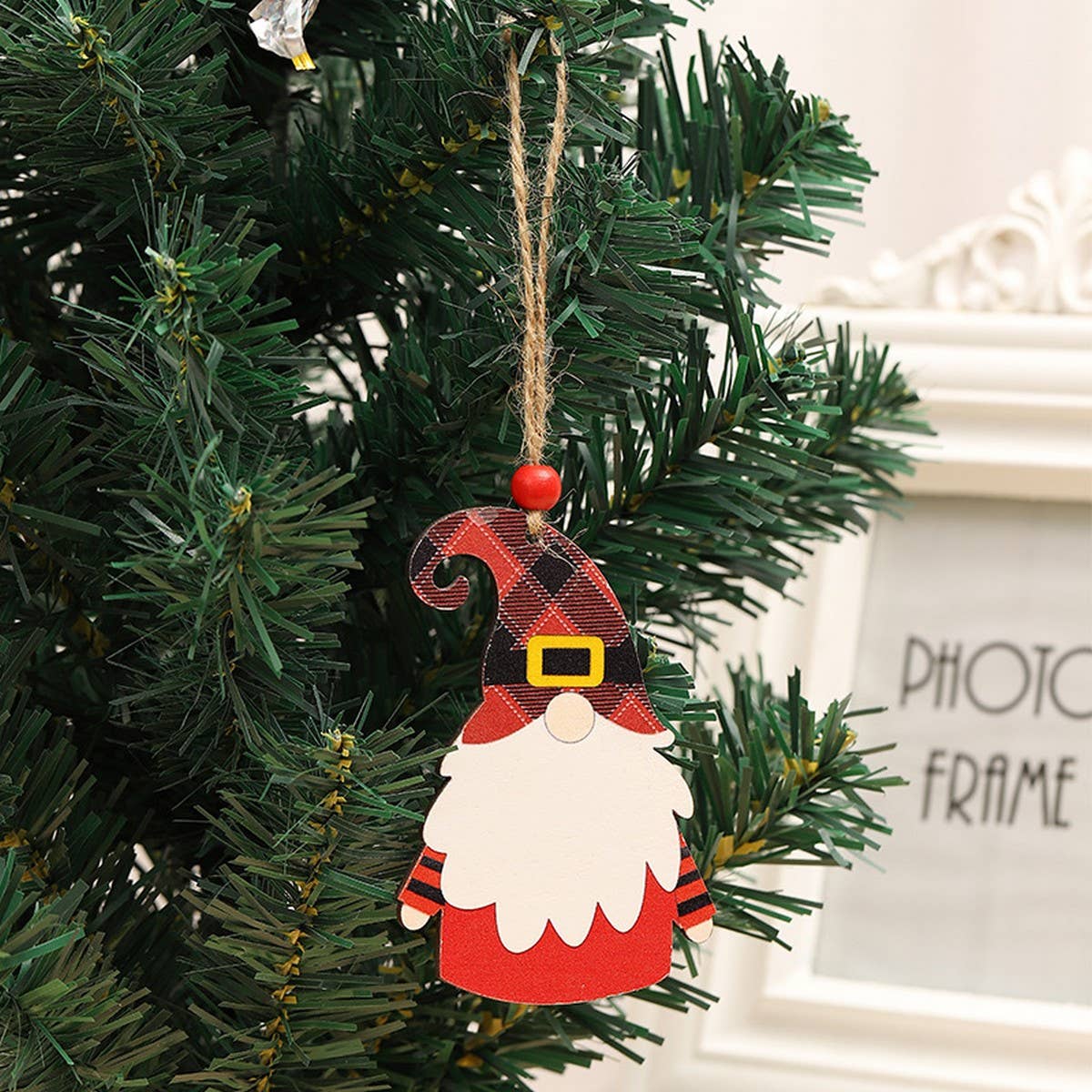 CHRISTMAS DECORATIONS PAINTED WOODEN PENDANTS_CWMM2650