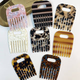 ELEGANT ACETATE HOLLOW HAIR CLIP COMB SET_CWMM6436