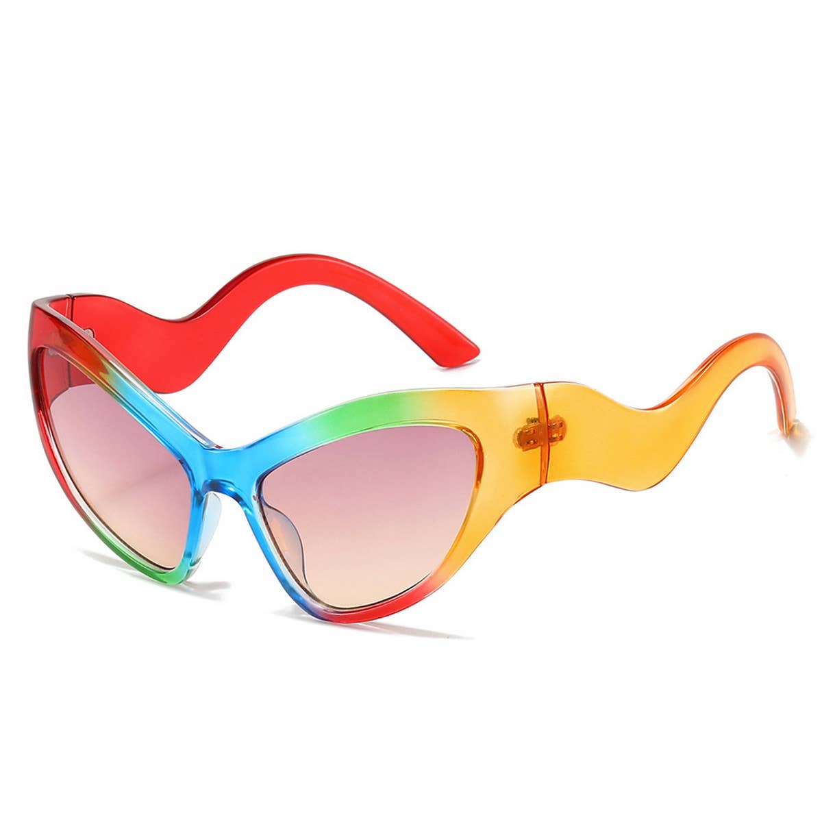 NEW CAT EYE RAINBOW SUNGLASSES_CWASG0412