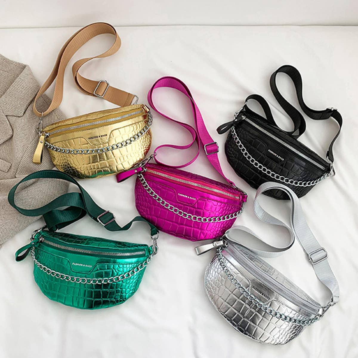 Women Leisure Sports Chest Bag Shoulder Bag_Cwab0996