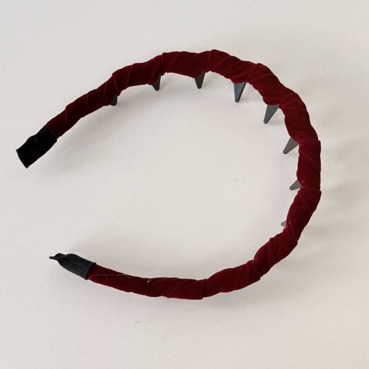 Velvet Headband With Teeth Soft Autumn Style_Cwaha08034