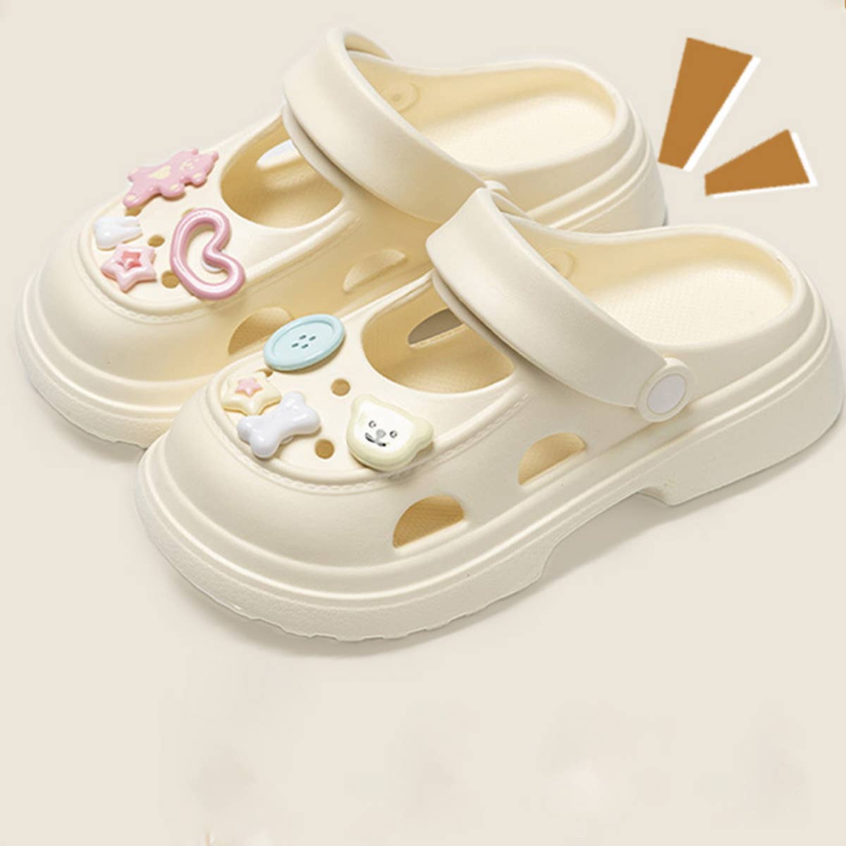 CUTE NON SLIP AND ODOR RESISTANT HOLE SANDALS_CWSHS0810