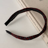 Plaid Buckle Headband College Autumn Style_Cwaha08166