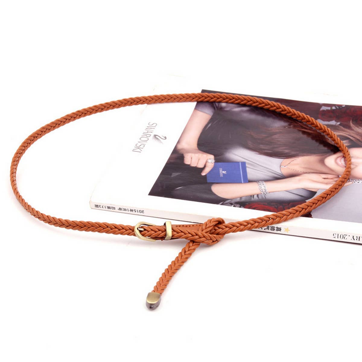 Cwabe0875_Vintage Hand-Woven Pin Buckle Belt