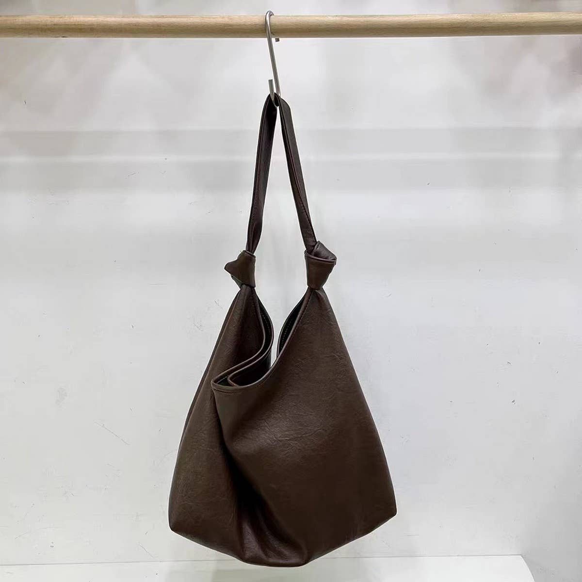 LARGE CAPACITY SOFT LEATHER HANDBAG SHOULDER BAG_CWAB4102