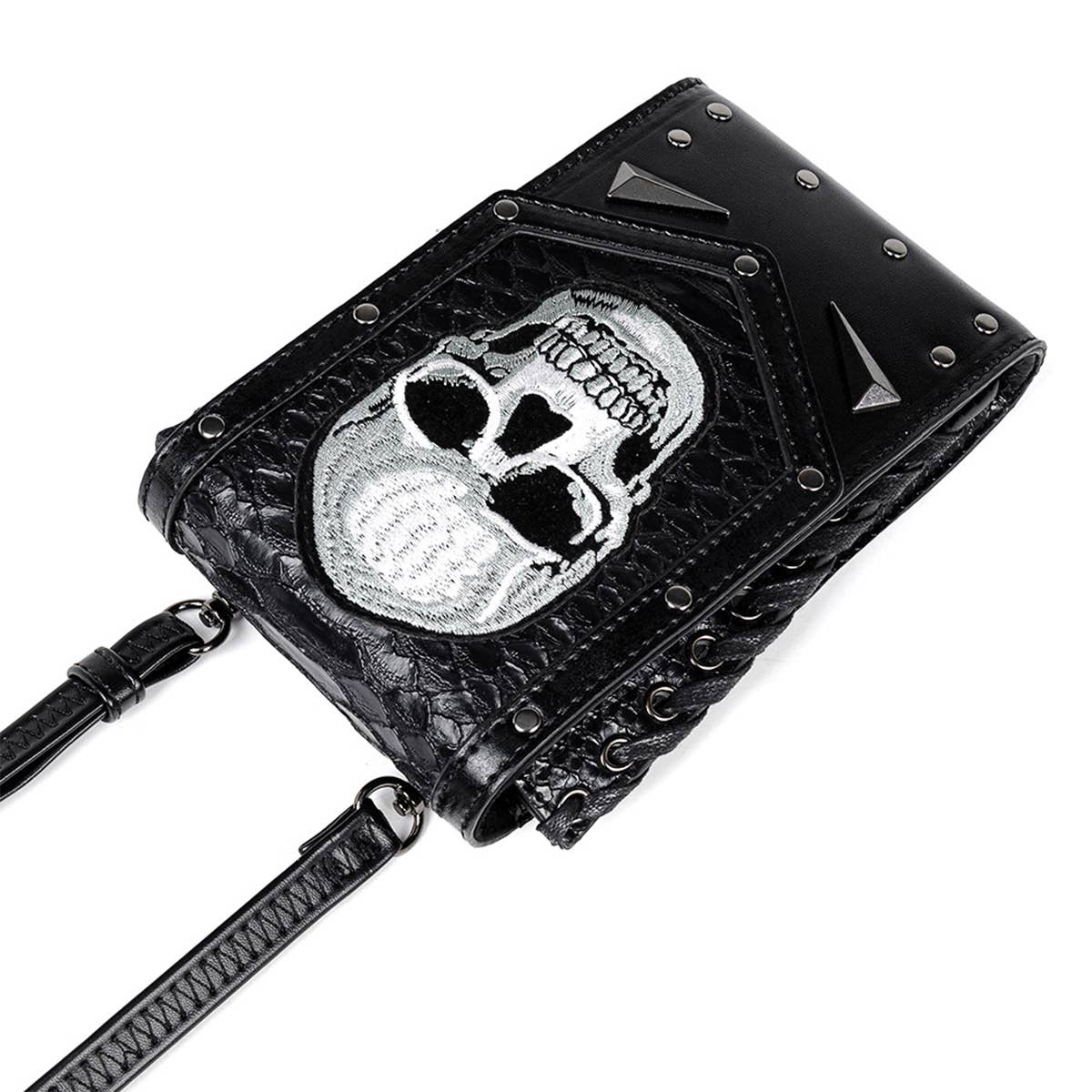 Retro Steampunk Skull Shoulder Bag_Cwab0635