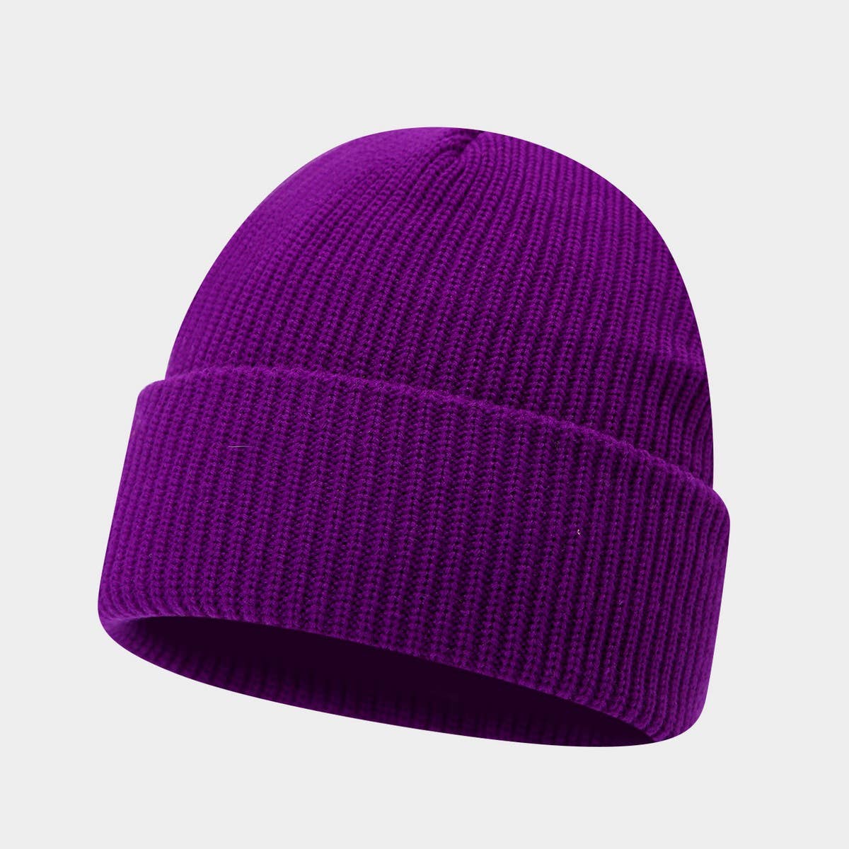 Vintage Knit Dome Skull Cap Warm Short Beanie Hat_Cwah04690