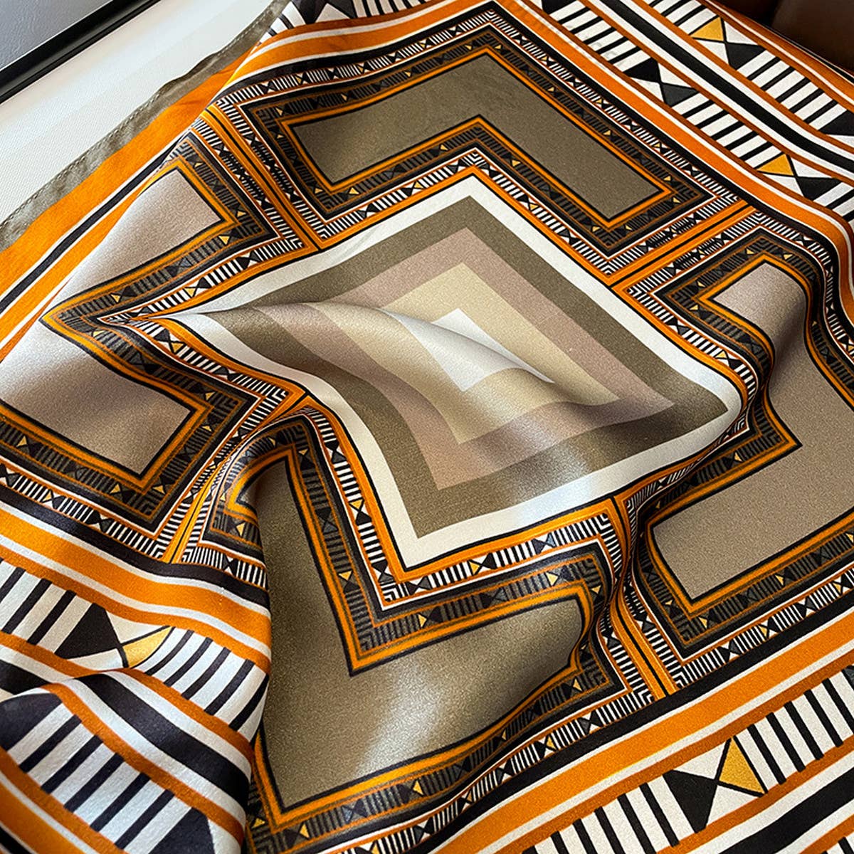 PLAID BOHO SCARF VERSATILE WOMEN S NECK ACCESSORY_CWASC0630