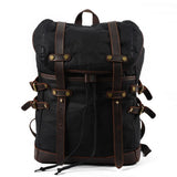 MEN S WATERPROOF CANVAS TRAVEL BACKPACK_CWAB5539