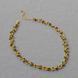 SPACER BEADS MULTI LAYER BEADED NECKLACE_CWAJE2130