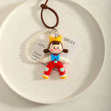 CUTE FOX HAT CLAY PEARL CHAIN KEYCHAIN GIFT_CWMM7878