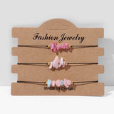 CRUSHED STONE TRIO BRAIDED BRACELET_CWAJE2103