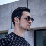 OVAL FRAME SUNGLASSES SMALL FRAME SUNGLASSES_CWASG0627