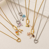 PERSONALIZED CREATIVE STAINLESS STEEL NECKLACE_CWMM3922