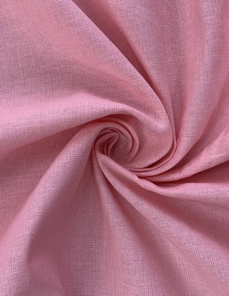 V-Neck Puffed Sleeve Cotton Linen Dress