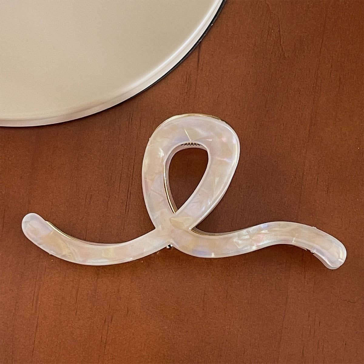 ACETATE METAL HAIR CLAW FOR THICK HAIR FIRM GRIP_CWAHA0451