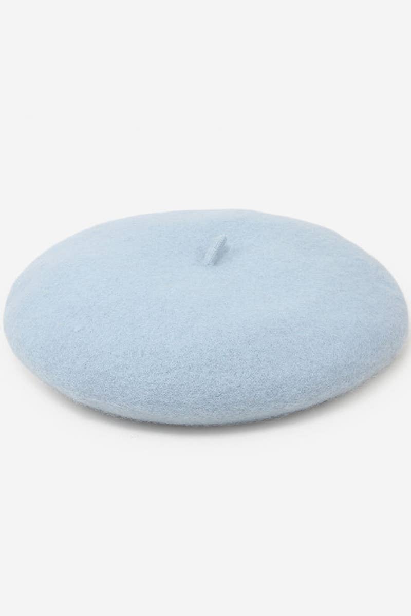 SOLID FUZZY BERET_CWAH0541