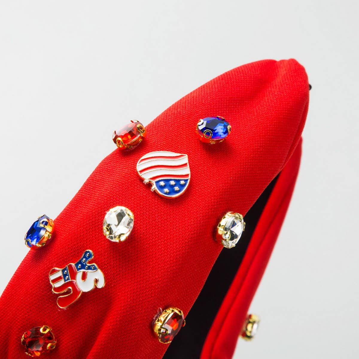 INDEPENDENCE DAY FLAG DIAMOND HEADBAND_CWAHA1261