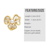 FASHIONABLE ZIRCON INLAID BEE EARRINGS_CWAJE0996