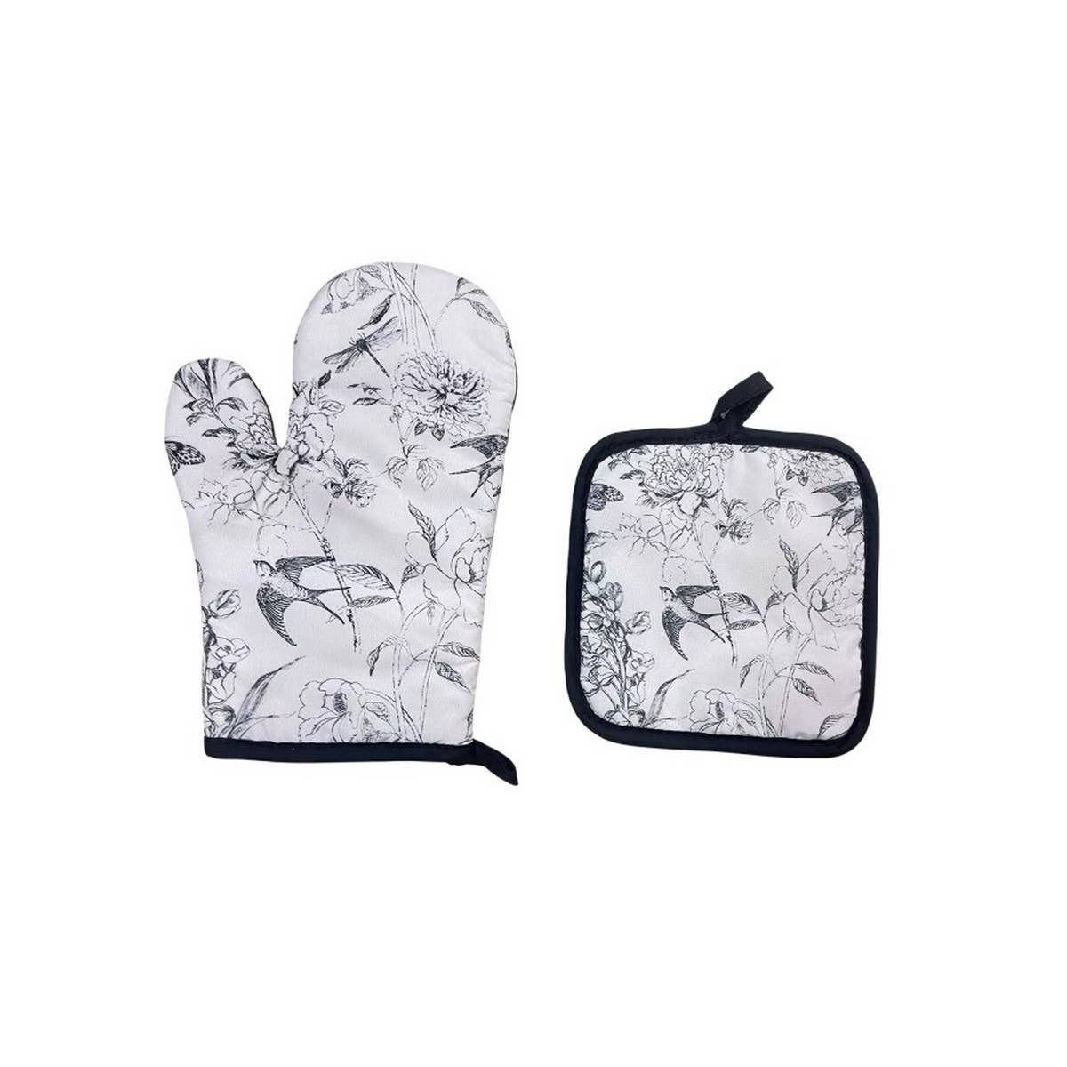 SUNFLOWER PRINT ANTI SCALDING 2 PIECE SET_CWMM1455