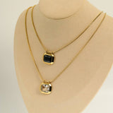STAINLESS STEEL BLACK SUGAR CUBE NECKLACE_CWMM5656