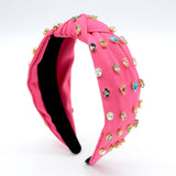 SIMPLE BEADED AND KNOTTED PEARL HAIRBAND_CWAHA0783