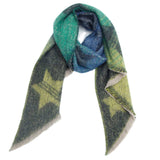 DIAMOND PATTERN SCARF CHUNKY LOOP YARN WINTER WRAP_CWASC0123