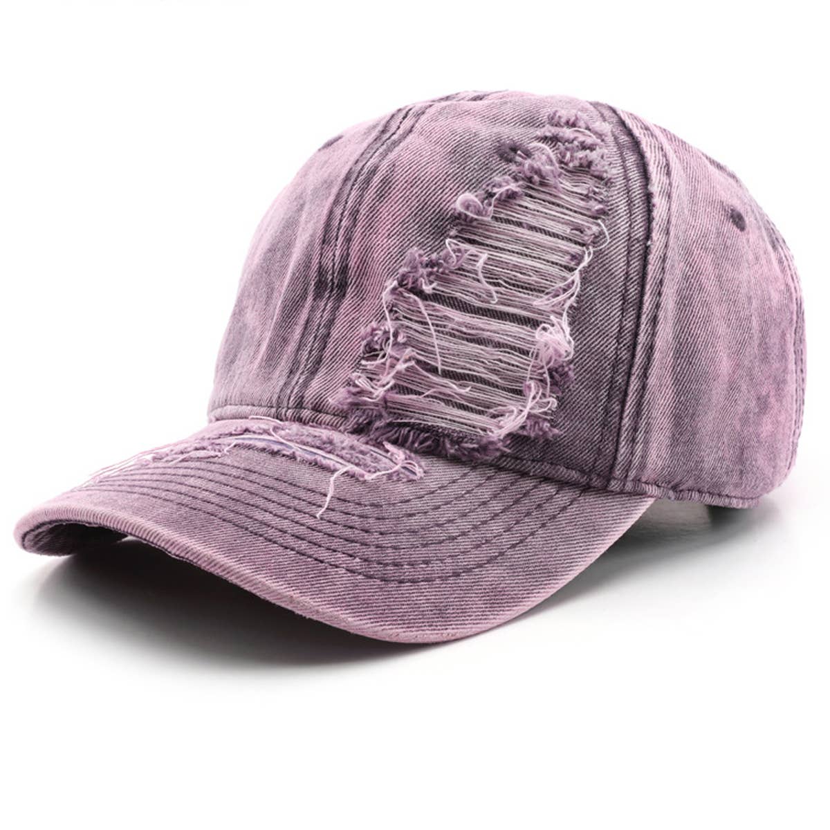 Vintage Washed Hole Baseball Cap For Men Women_Cwah0907
