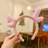 CHRISTMAS CUTE DEERANTLER HEADBAND HAIRACCESSORIES_CWAHA3413