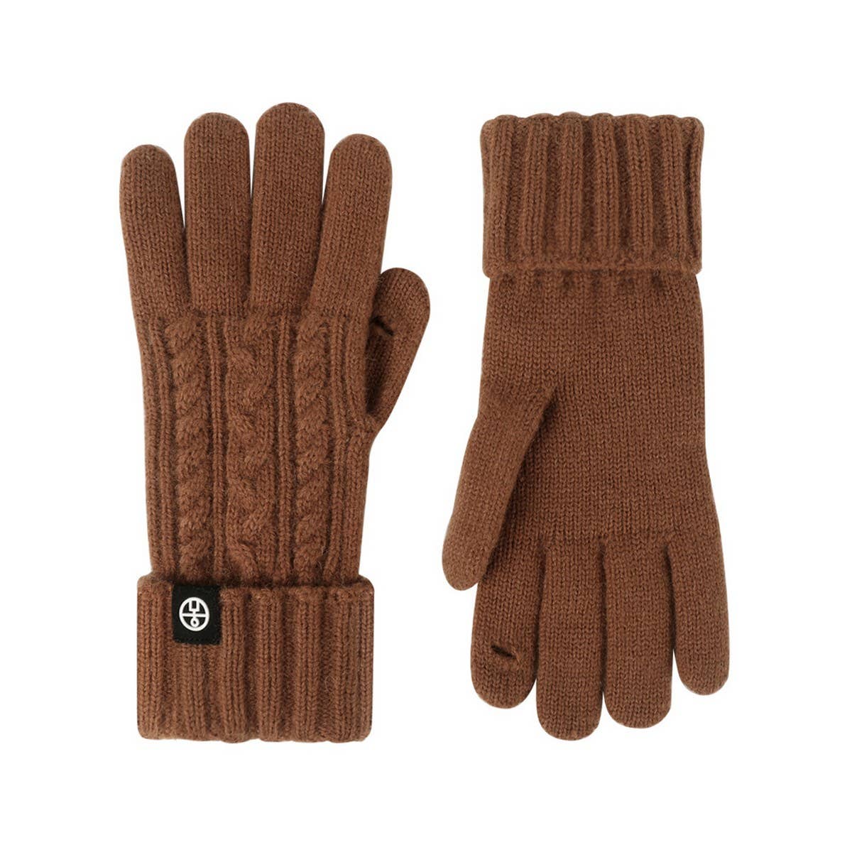 Winter Outdoor Cycling Knitted Touchscreen Gloves_Cwag0377