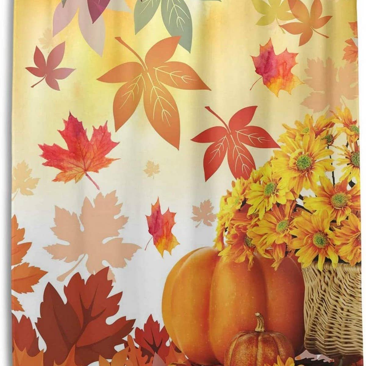 HARVEST PUMPKIN SERIES SHOWER CURTAIN_CWMM1802