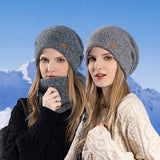 Winter Warm Earmuffs Hat And Scarf Set_Cwasc1118