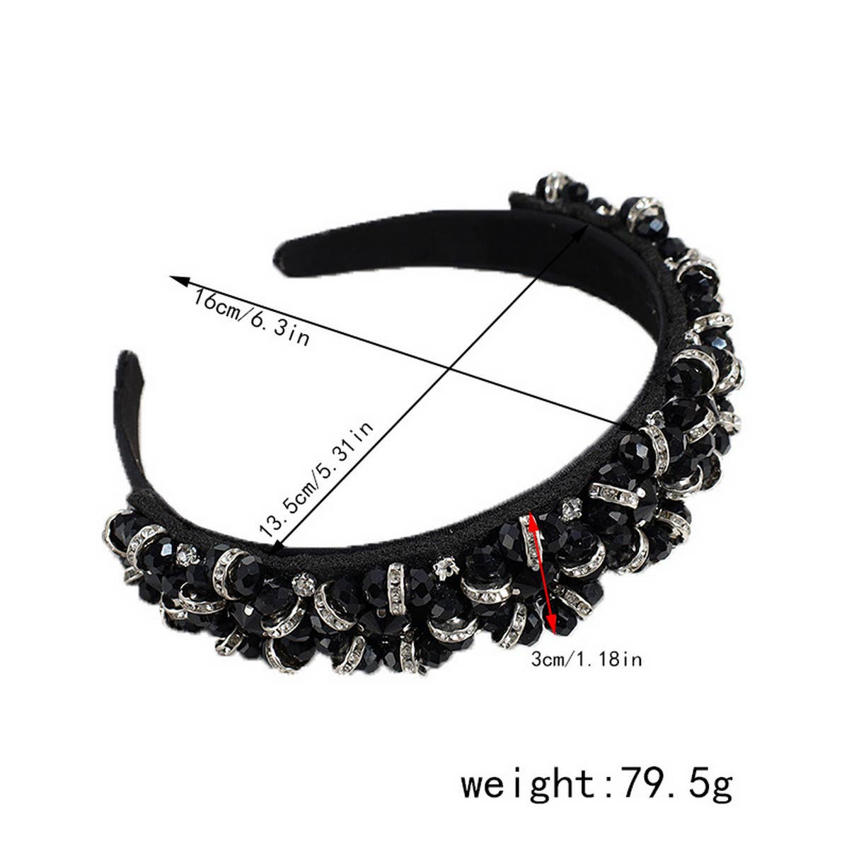 SIMPLE WIDE BRIMMED RHINESTONE HEADBAND_CWAHA2242