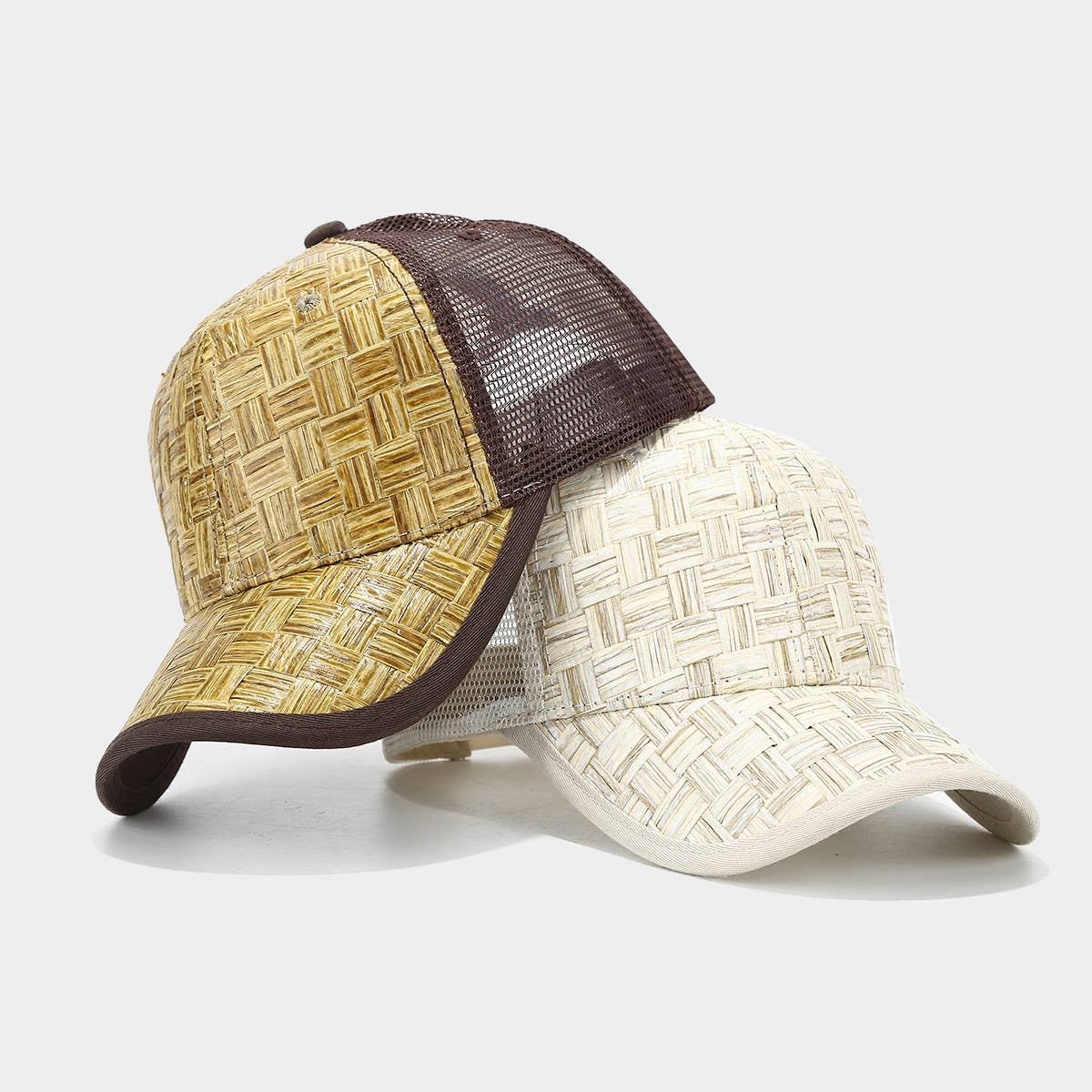 SUMMER WOMENS WOVEN BREATHABLE BASEBALL CAP CWAH1627