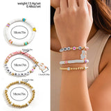 ALPHABET COLORFUL LOVE RABBIT BEADED BRACELET_CWAJE1482