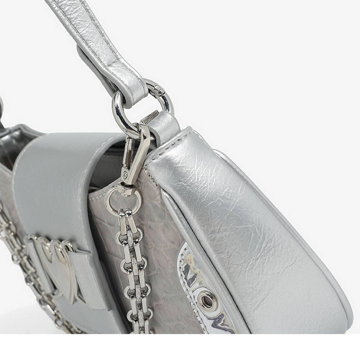 GYM STYLE RIVET SHOULDER BAG_CWAB2987