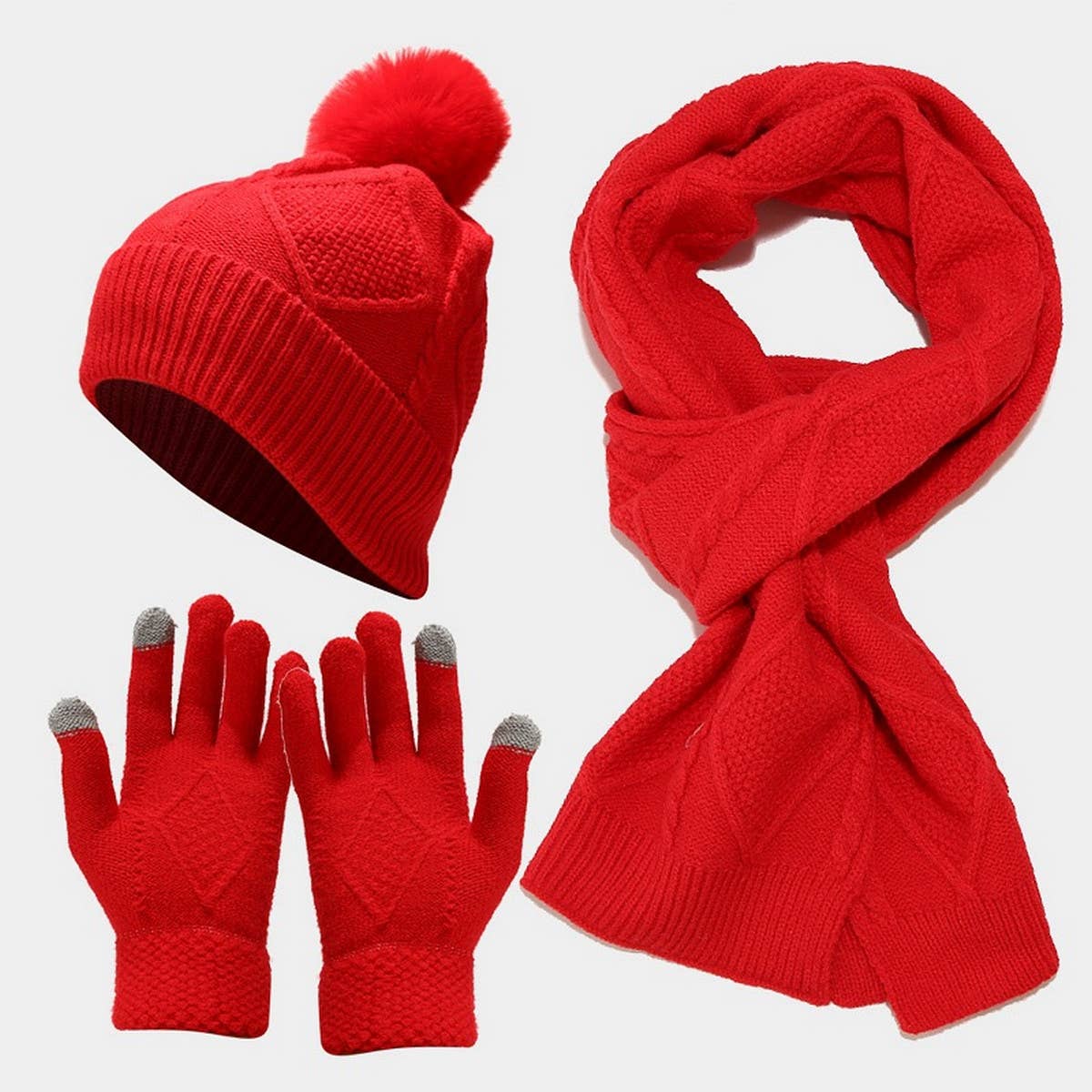 2024 NEW HAT SCARF GLOVES THREE PIECE SET_CWAH1579