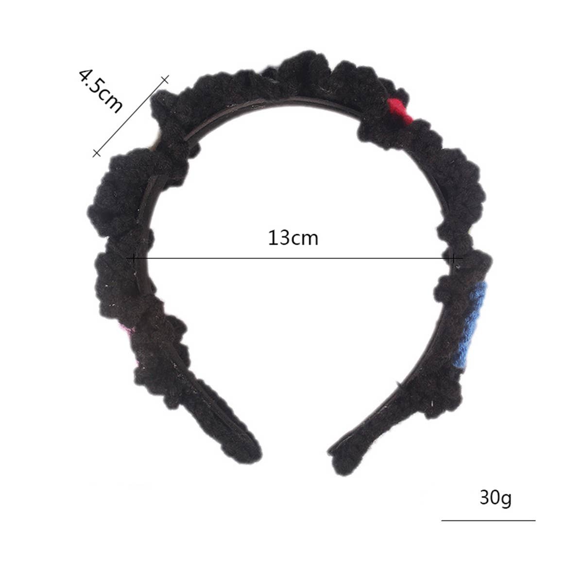 SWEET FLORAL WIDE BRIMMED HAND WOVEN HEADBAND_CWAHA1322