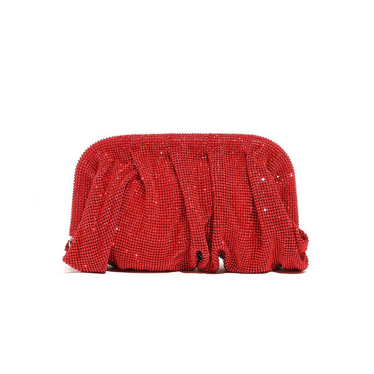 LUXURY HANDMADE RHINESTONE CLOUD CLIP EVENING BAG_CWAB3591