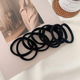 Seamless Scrunchie 10 Pieces With High Elastic Hair Cord