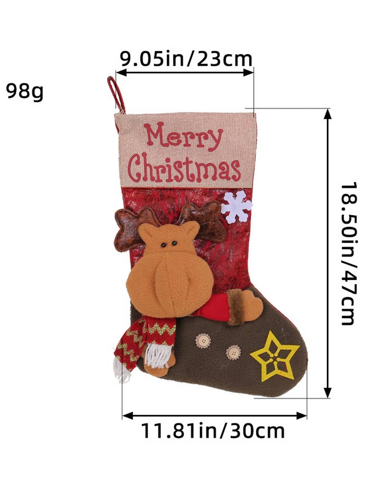 THICKENED BIG HEAD DOLL CHRISTMAS STOCKINGS_CWMS1436