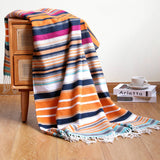 KNITTED STRIPED LIGHTWEIGHT SOFA BLANKET_CWMM0214