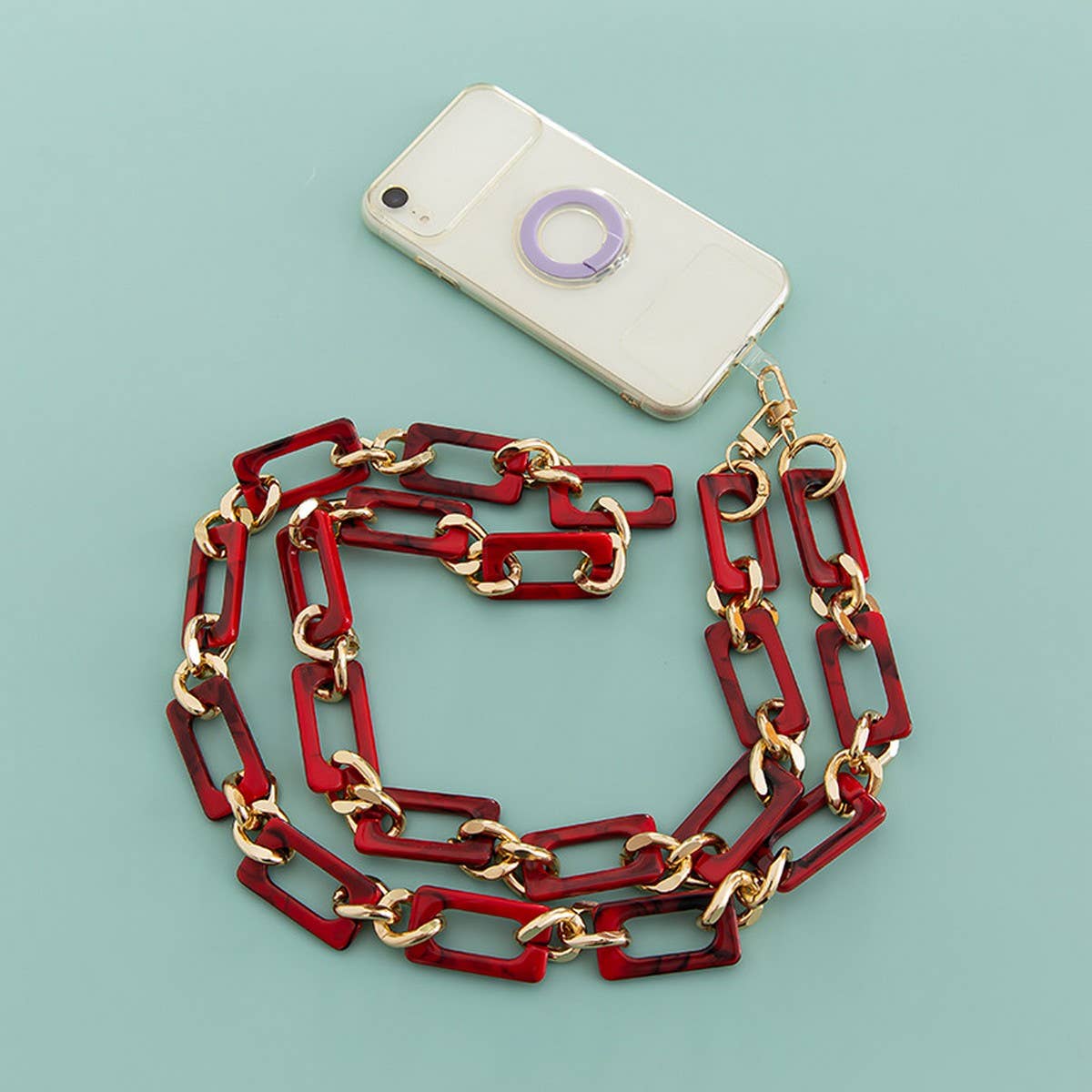 47 24IN THICK SQUARE BAG STRAP PHONE CASE CHAIN_CWMM5116