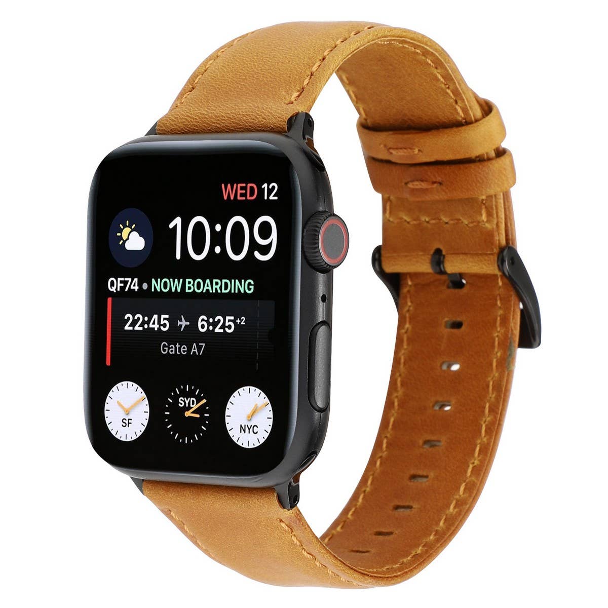 IWATCH7 1 SE CRAZY HORSE WAX LEATHER STRAP_CWWW0079