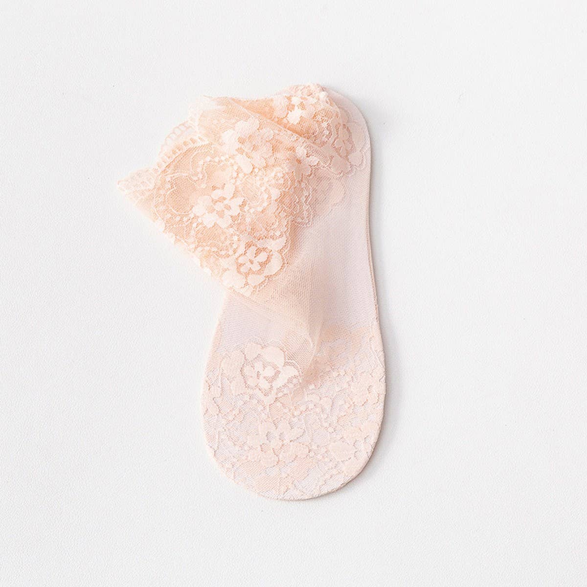 THIN SHORT SOCKS FOR SUMMER MESH LACE SOCKS_CWMS0507