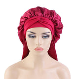 ADJUSTABLE STREAMER LONG NIGHTCAP_CWAH1484